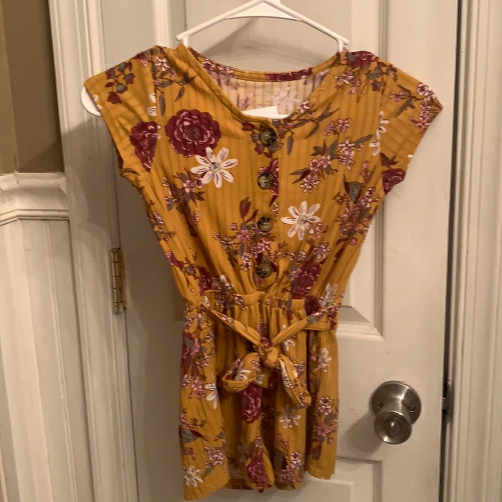 Yellow romper